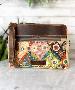 Sixtease Happy Vibes Colorful Crossbody Handbag Handbags & Wallets