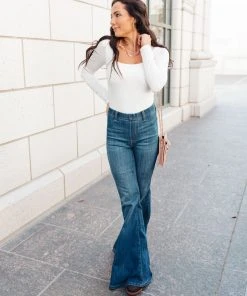 Ave Shops Bottoms & Jeans Happy In High Rise Flair Jegging