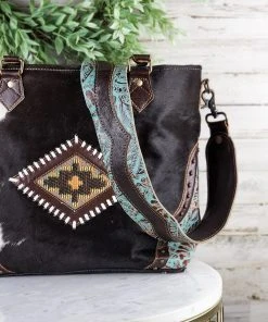 Myra Hazelle Cowhide Tote Handbag - MEGA SALE | Premium Leather Bag for Women -The Cinchy Cowgirl Store HazelleCowhideToteHandbag1 1080x