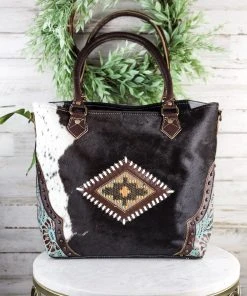 Myra >> MEGA SALE << Hazelle Cowhide Tote Handbag