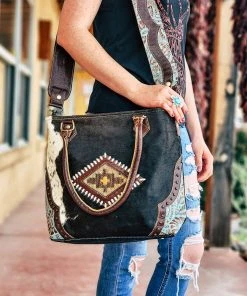 Myra >> MEGA SALE << Hazelle Cowhide Tote Handbag