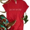 The Cinchy Cowgirl Heather Red Pet Your Dog Short Sleeve Tee Clothing