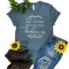 The Cinchy Cowgirl Heather Slate Psalm 95:2 Graphic Tee