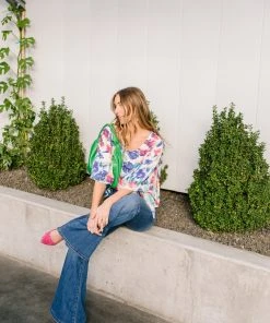 Ave Shops Hello There Floral Top