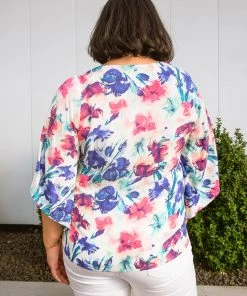 Ave Shops Hello There Floral Top