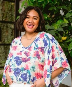 Ave Shops Hello There Floral Top