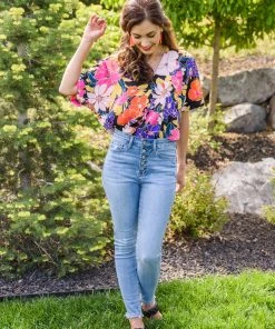 Ave Shops Hi-Rise Button Fly Skinny