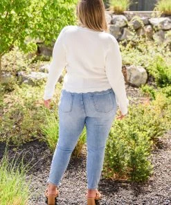 Ave Shops Hi-Rise Button Fly Skinny