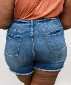 Ave Shops New Arrivals Hi-Rise Destroyed Cutoff Shorts