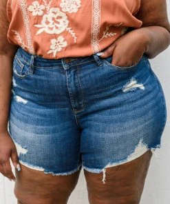 Ave Shops New Arrivals Hi-Rise Destroyed Cutoff Shorts