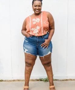 Ave Shops New Arrivals Hi-Rise Destroyed Cutoff Shorts