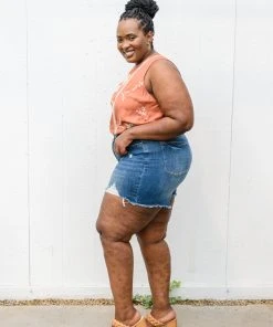 Ave Shops New Arrivals Hi-Rise Destroyed Cutoff Shorts