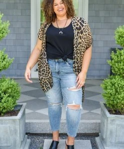 Ave Shops Hi-Rise Destroyed Slim Fit Jeans New Arrivals