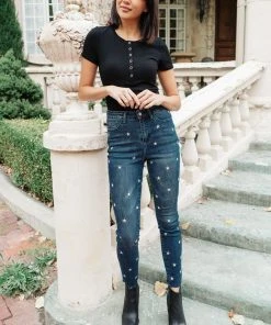 Ave Shops High Rise Starlight Skinnies