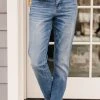 Ave Shops High Waist Slim Fit Jeans