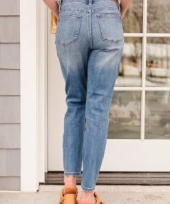 Ave Shops High Waist Slim Fit Jeans