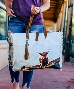 Bbags Handbags & Wallets Highland Cow Weekender Bag