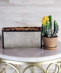 Bbags Handbags & Wallets Holland Cowhide Tooled Wallet