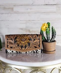 Bbags Handbags & Wallets Onyx Spotted Tooled Wallet