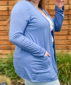 Ave Shops Homeland Blue Cardigan – New Arrivals in Cardigans & Sweaters 18 Ave Shops Homeland Blue Cardigan New Arrivals