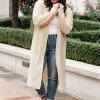 Ave Shops Clothing Hooded Cardigan In Ivory