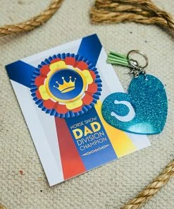 Hunt Seat >> MEGA SALE << Horse Show Dad Greeting Card [CARD ONLY]