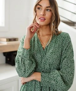 Ave Shops Lucky Day Dress - Stylish Green Dresses, Rompers & Jumpsuits for Women 27 Ave Shops Dresses, Rompers, Jumpsuits Lucky Day Dress In Green