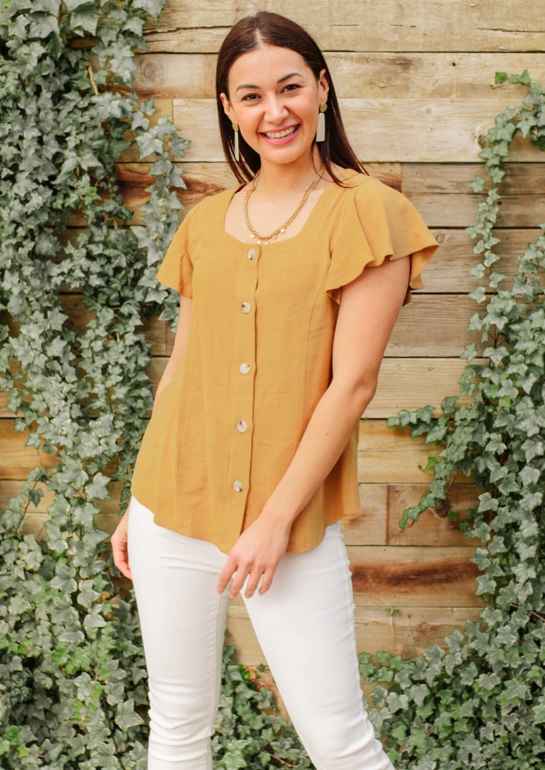 Ave Shops Envy Me Taupe Short Sleeve Top - Stylish & Comfortable Tops & Blouses 3 Ave Shops Envy Me Top In Taupe Clothing