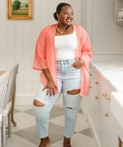 Ave Shops Super Light Destroyed Boyfriend Jeans Bottoms & Jeans