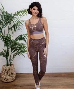 Ave Shops Cocoa Kisses Leggings Lounge & Active Wear