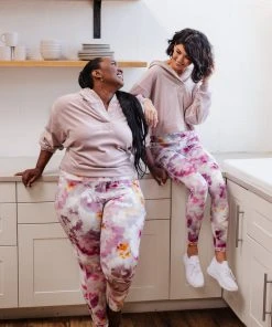 Ave Shops Clothing Velvet Icon Hoodie In Mauve