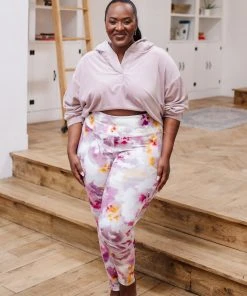 Ave Shops Clothing Velvet Icon Hoodie In Mauve