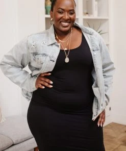 Ave Shops Dresses, Rompers, Jumpsuits Meet Me In The Middle Dress In Black