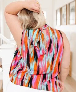 Ave Shops Abstract Artist Tank Top - Stylish Short Sleeve Tops for Women 26 Ave Shops Abstract Artist Tank Clothing