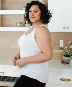 Ave Shops Clothing Take U There Tank In White