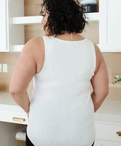 Ave Shops Clothing Take U There Tank In White