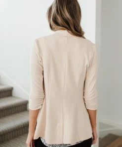 Ave Shops Clothing Acting Like A Lady Blazer In Taupe