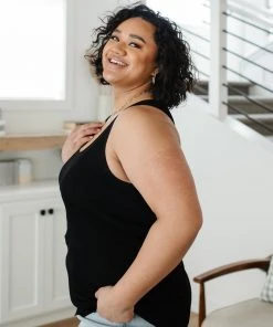 Ave Shops Clothing Take U There Tank In Black