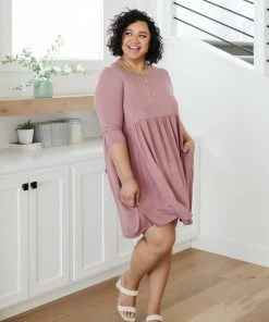 Ave Shops Weekender Dress in Mauve - Stylish Dresses, Rompers & Jumpsuits 28 Ave Shops Dresses, Rompers, Jumpsuits Weekender Dress In Mauve