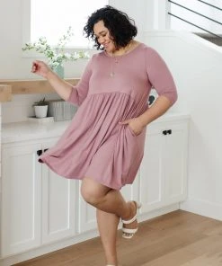 Ave Shops Dresses, Rompers, Jumpsuits Weekender Dress In Mauve