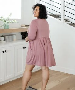 Ave Shops Weekender Dress in Mauve - Stylish Dresses, Rompers & Jumpsuits 26 Ave Shops Dresses, Rompers, Jumpsuits Weekender Dress In Mauve