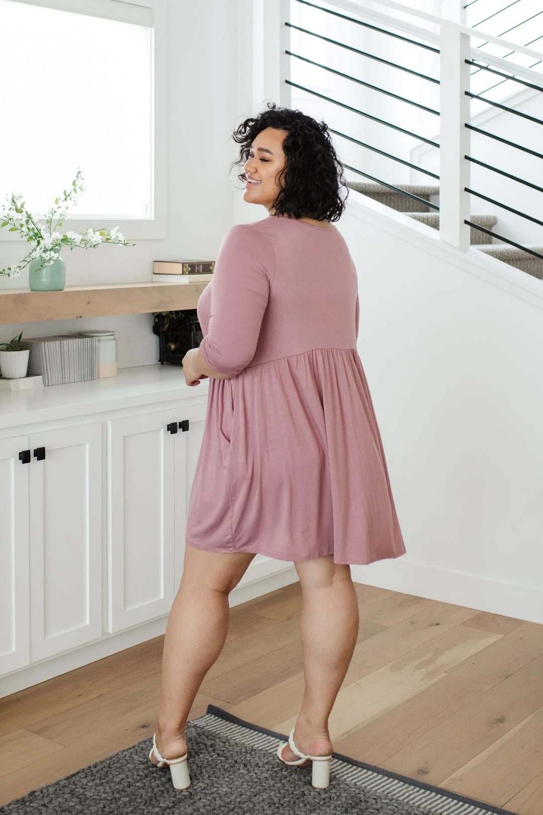 Ave Shops Weekender Dress in Mauve - Stylish Dresses, Rompers & Jumpsuits 12 Ave Shops Dresses, Rompers, Jumpsuits Weekender Dress In Mauve