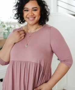 Ave Shops Weekender Dress in Mauve - Stylish Dresses, Rompers & Jumpsuits 22 Ave Shops Dresses, Rompers, Jumpsuits Weekender Dress In Mauve