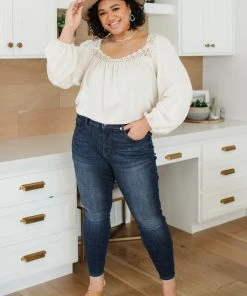 Ave Shops Super Dark Control Top Skinnies - High Waist Slimming Jeans for Women 21 Ave Shops Super Dark Control Top Skinnies