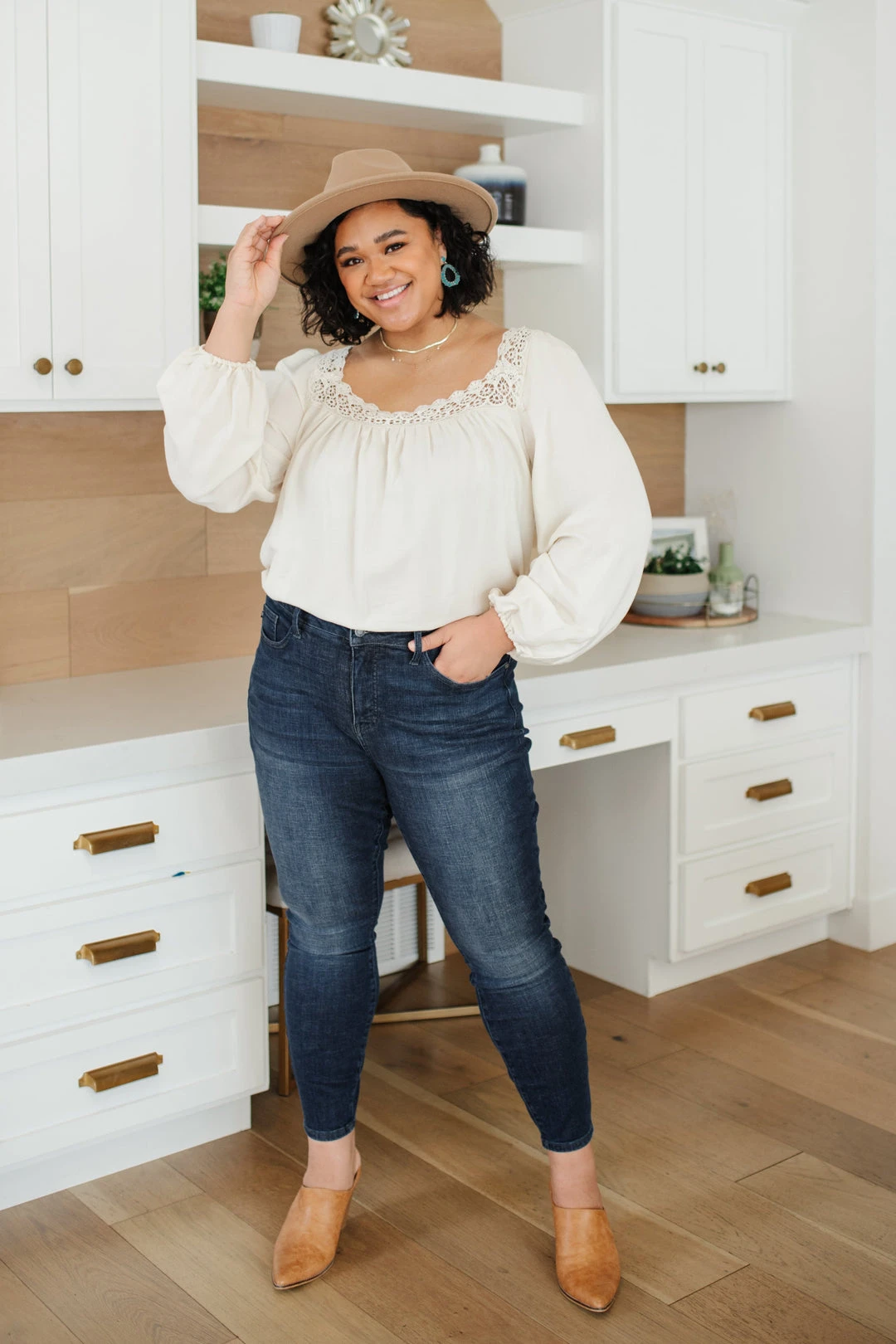 Ave Shops Lift Your Spirits Cream Long Sleeve Top | Women's Comfortable & Stylish Blouse 8 Ave Shops Lift Your Spirits Top In Cream