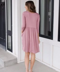 Ave Shops Weekender Dress in Mauve - Stylish Dresses, Rompers & Jumpsuits 29 Ave Shops Dresses, Rompers, Jumpsuits Weekender Dress In Mauve