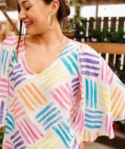 Ave Shops Stamped By Love Top Clothing