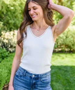 Ave Shops New Arrivals I’ve Found Paris-dise Tank In White