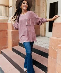 Ave Shops Clothing In Stride Dropped Shoulder Tunic