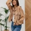 Ave Shops In The Cabin Shacket - Brown Cardigan Sweater for Women | Cozy Outerwear & Blouse Top 1 Ave Shops In The Cabin Shacket In Brown Clothing